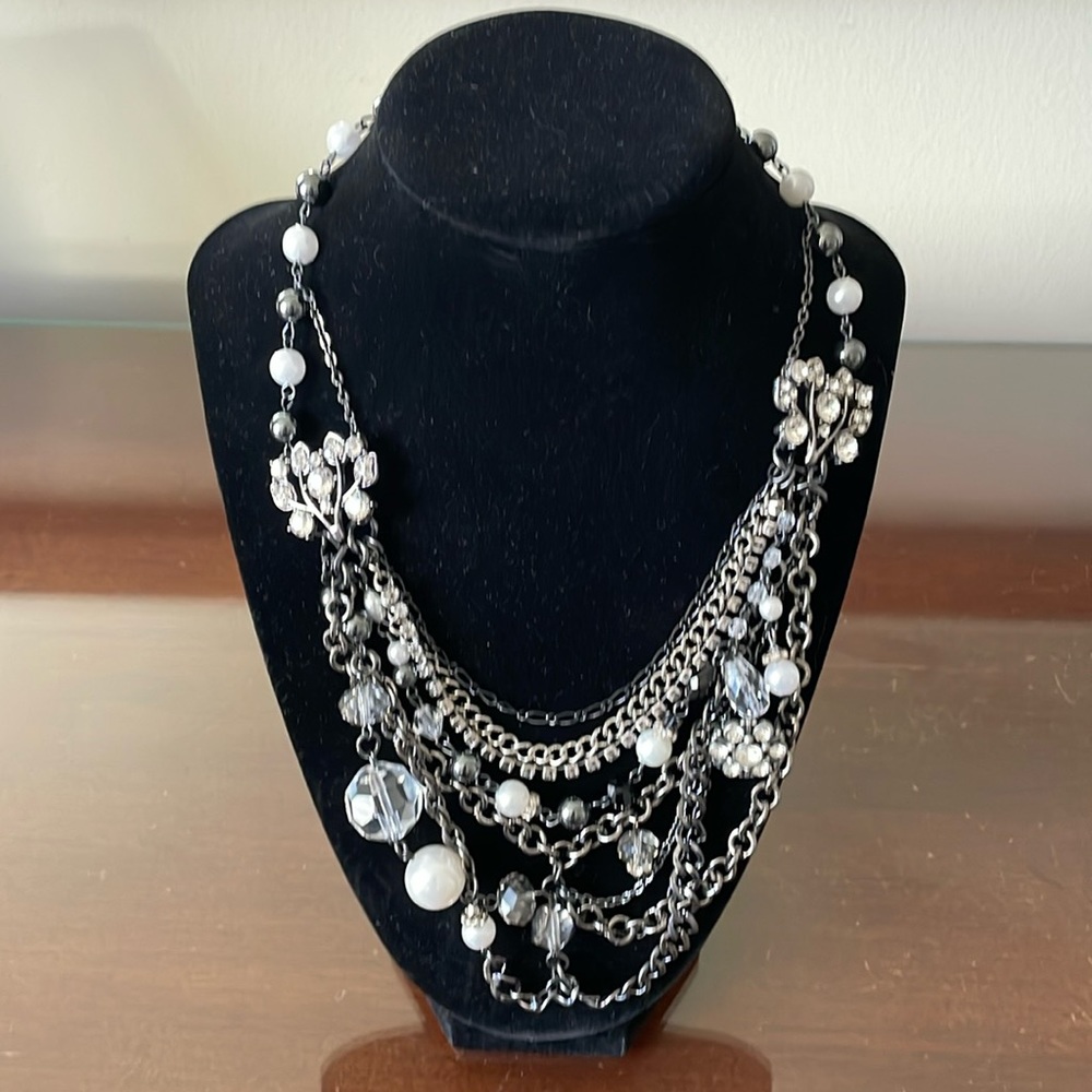 Artist-made Bib Statement Necklace